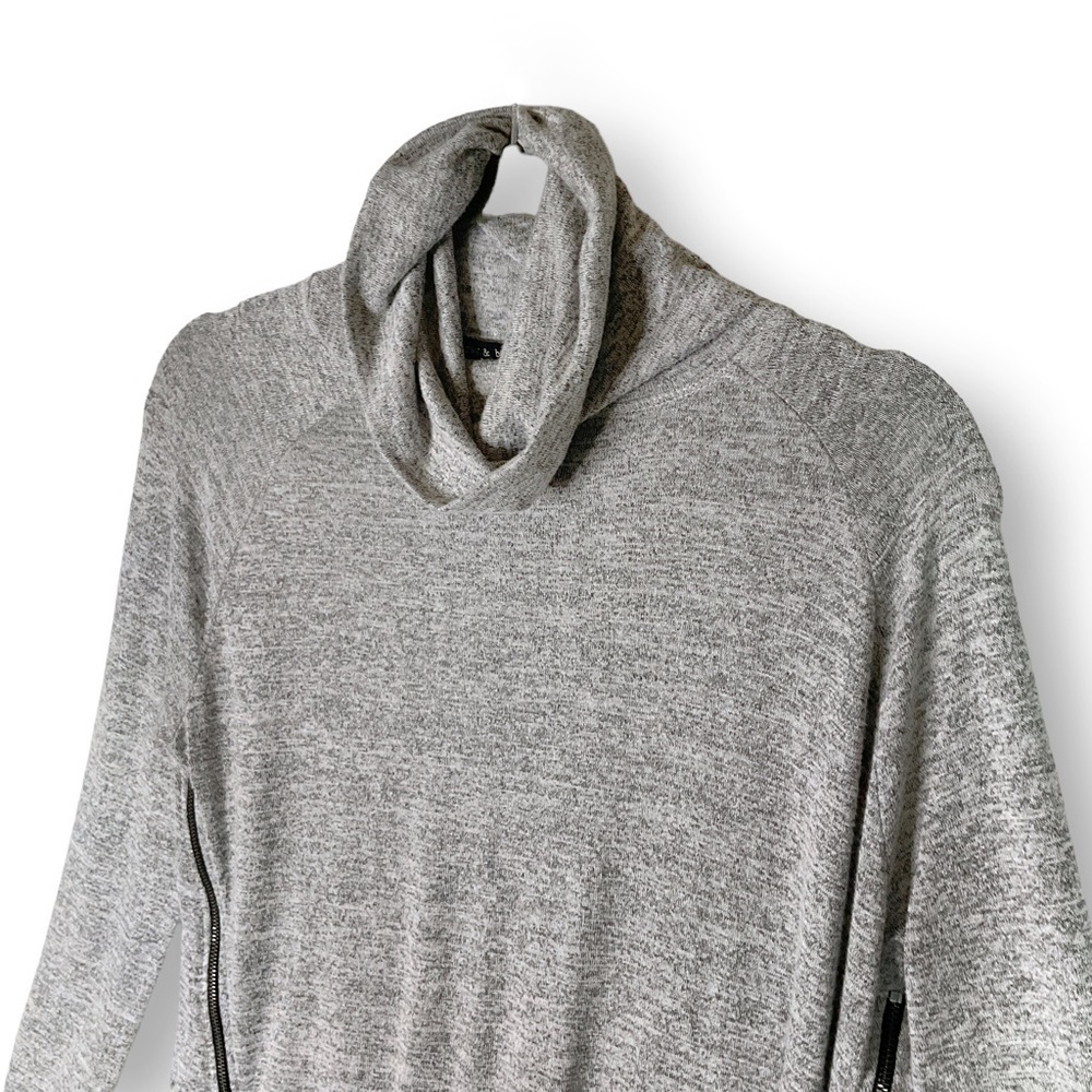 Rag & Bone Jean Camden Turtleneck Pullover Zip Detail Sz S Athleisure - Picture 5 of 11